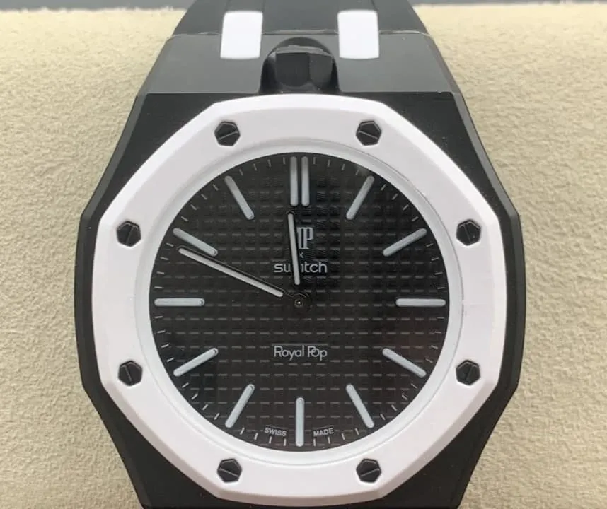 Audemars Piguet x Swatch Royal Pop OCHO NEGRO 1:1 Best Edition Replica Watch