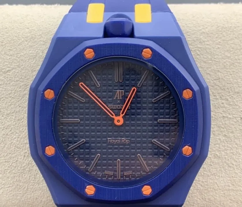 Audemars Piguet x Swatch Royal Pop ORENJI HACHI 1:1 Best Edition Replica Watch