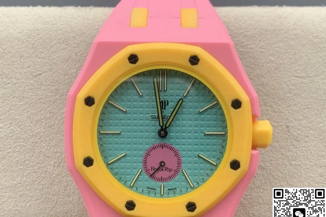 Audemars Piguet x Swatch Royal Pop OTG Roz 1:1 Best Edition Replica Watch