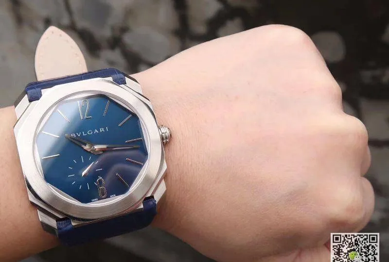 Bvlgari Octo Finissimo Extra Thin Automatic 103035 Blue Dial Men’s Watch 1:1 Best Edition Replica Watch Swiss BVL193