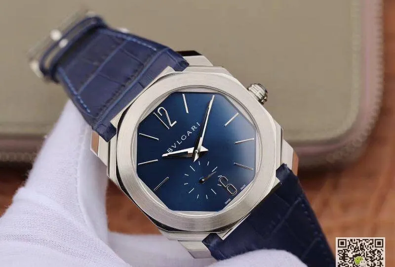Bvlgari Octo Finissimo Extra Thin Automatic 103035 Blue Dial Men’s Watch 1:1 Best Edition Replica Watch Swiss BVL193