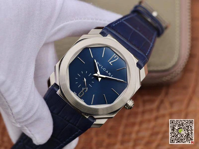 Bvlgari Octo Finissimo Extra Thin Automatic 103035 Blue Dial Men’s Watch 1:1 Best Edition Replica Watch Swiss BVL193