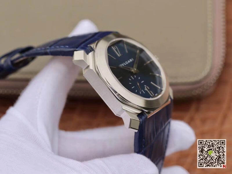 Bvlgari Octo Finissimo Extra Thin Automatic 103035 Blue Dial Men’s Watch 1:1 Best Edition Replica Watch Swiss BVL193