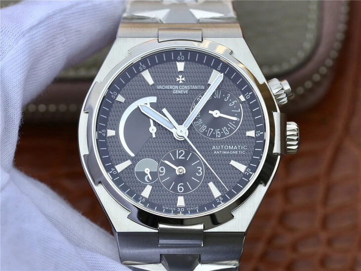 Vacheron Constantin Overseas 47450 B01A-9227 TWA Factory 1:1 Best Edition Replica Watch Silver Stainless Steel Strap
