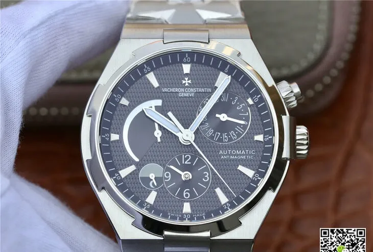 Vacheron Constantin Overseas 47450 B01A-9227 TWA Factory 1:1 Best Edition Replica Watch Silver Stainless Steel Strap