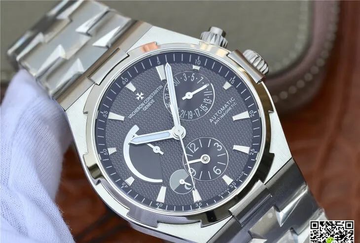 Vacheron Constantin Overseas 47450 B01A-9227 TWA Factory 1:1 Best Edition Replica Watch Silver Stainless Steel Strap