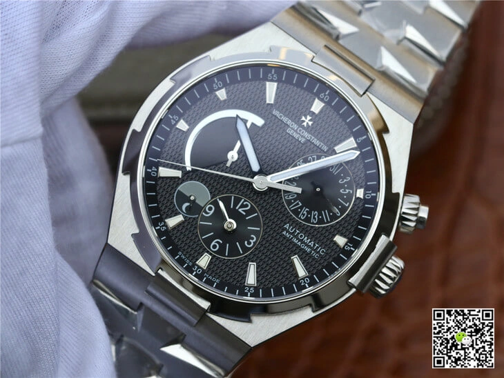 Vacheron Constantin Overseas 47450 B01A-9227 TWA Factory 1:1 Best Edition Replica Watch Silver Stainless Steel Strap