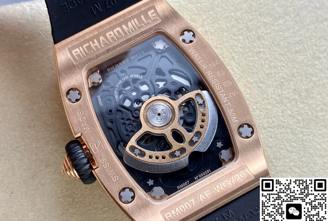 BBA Factory Richard Mille RM07-01 Gold case 1:1 Best Edition Replica Watch