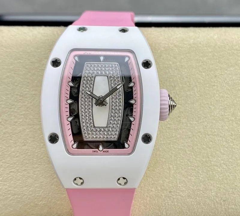 BBA Factory Richard Mille RM07-01 Pink strap 1:1 Best Edition Replica Watch