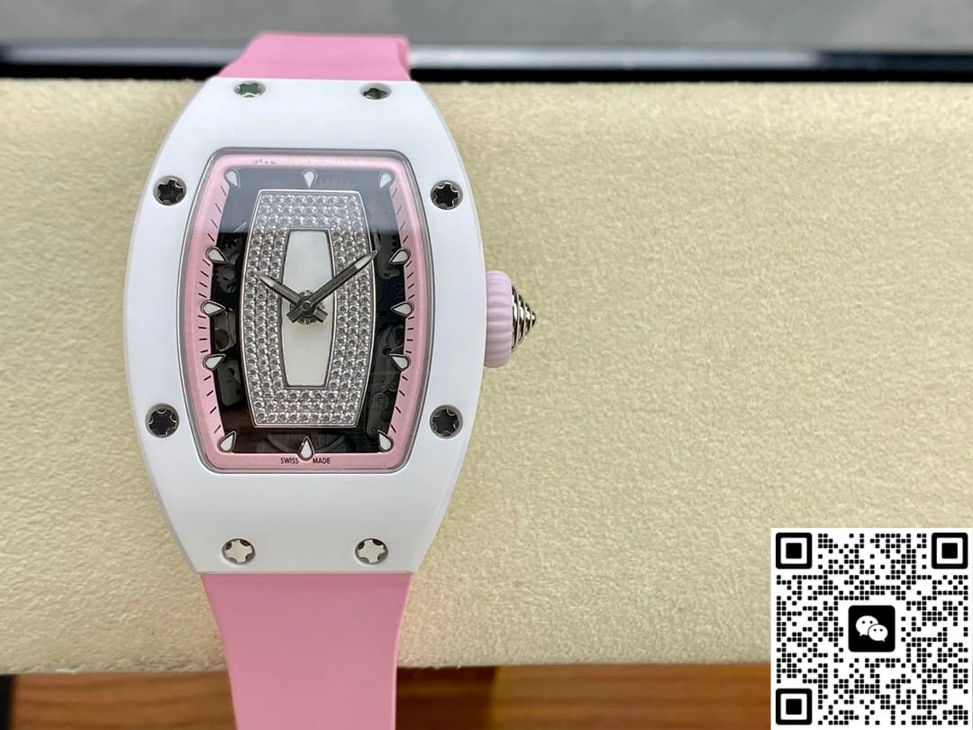 BBA Factory Richard Mille RM07-01 Pink strap 1:1 Best Edition Replica Watch