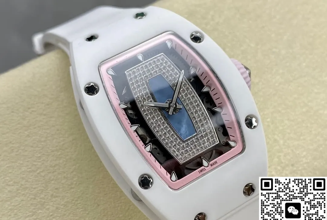 BBA Factory Richard Mille RM07-01 White ceramic 1:1 Best Edition Replica Watch