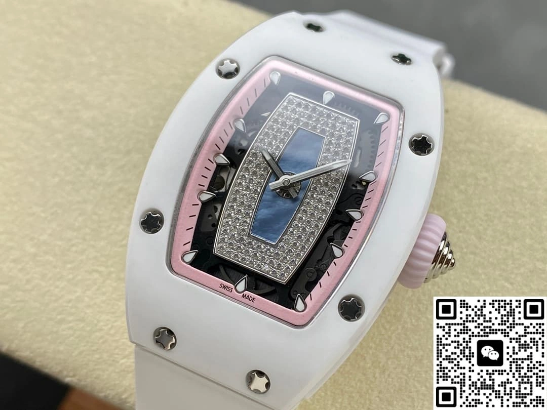 BBA Factory Richard Mille RM07-01 White ceramic 1:1 Best Edition Replica Watch