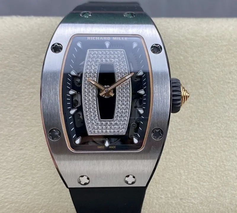 BBA Factory Richard Mille RM07-01 black strap 1:1 Best Edition Replica Watch