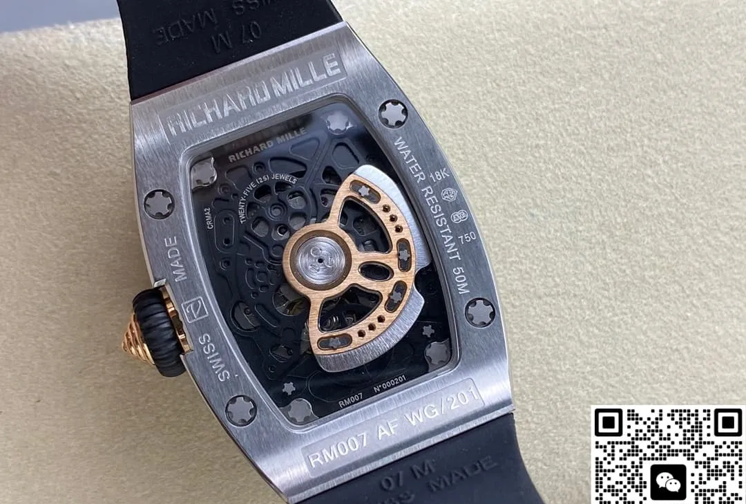 BBA Factory Richard Mille RM07-01 black strap 1:1 Best Edition Replica Watch