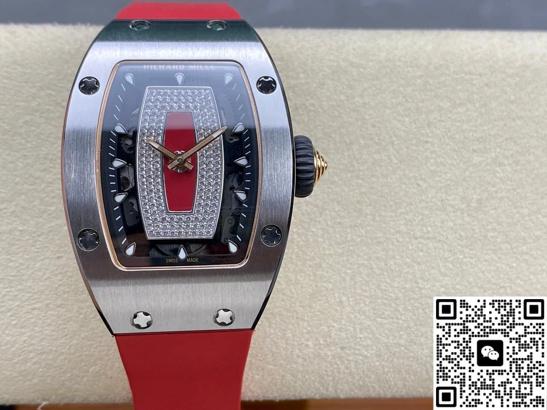 BBA Factory Richard Mille RM07-01 red strap 1:1 Best Edition Replica Watch