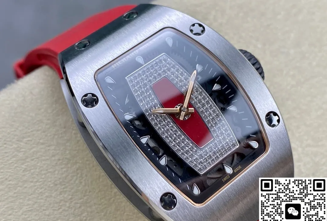 BBA Factory Richard Mille RM07-01 red strap 1:1 Best Edition Replica Watch