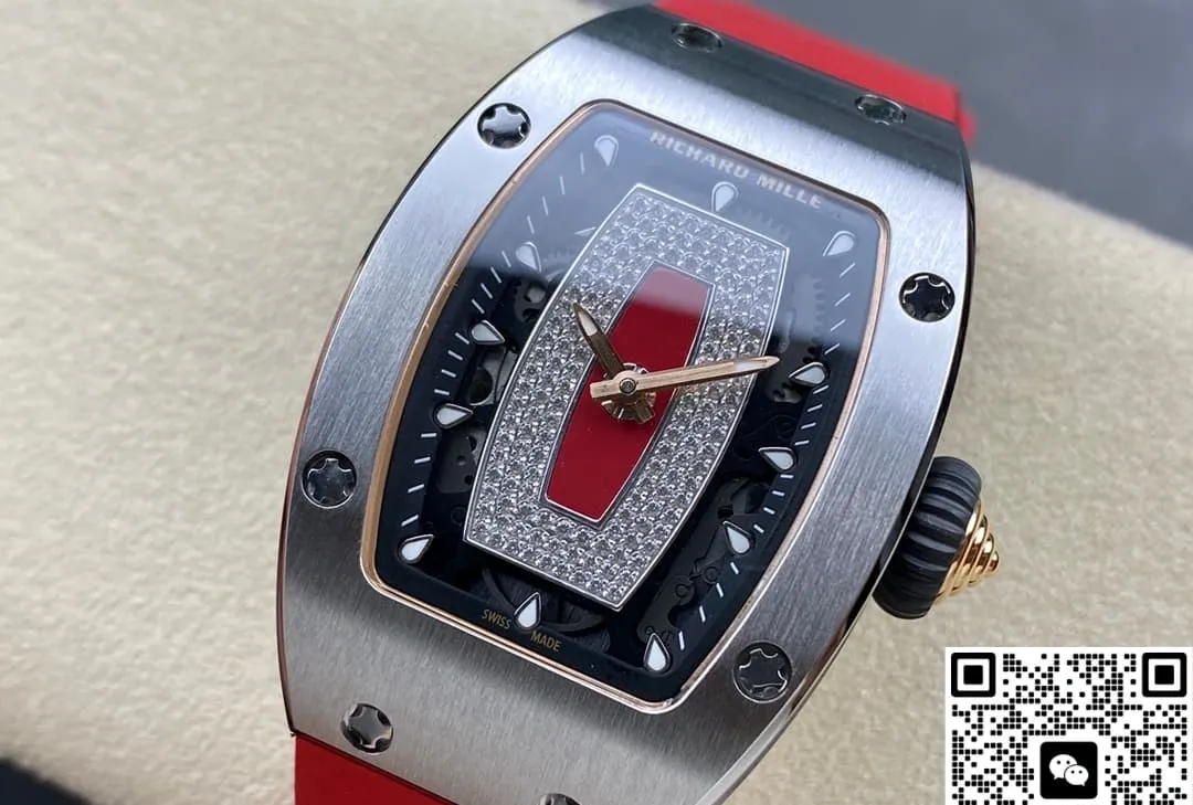 BBA Factory Richard Mille RM07-01 red strap 1:1 Best Edition Replica Watch