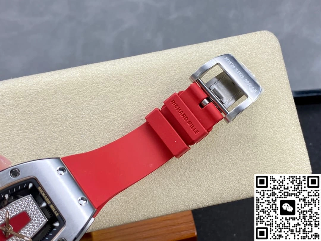 BBA Factory Richard Mille RM07-01 red strap 1:1 Best Edition Replica Watch