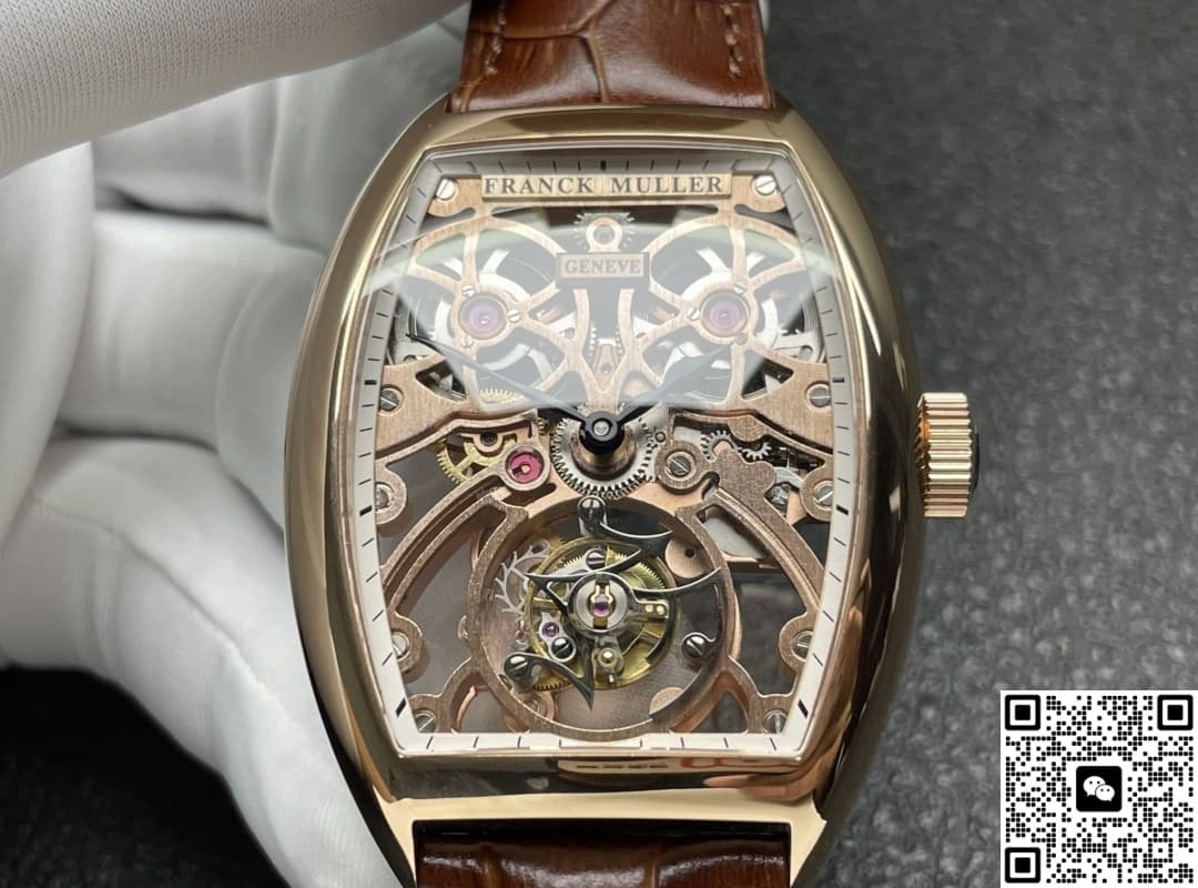 ABF Factory Franck Muller Tourbillon 8889 Rose Gold 1:1 Best Edition Replica Watch