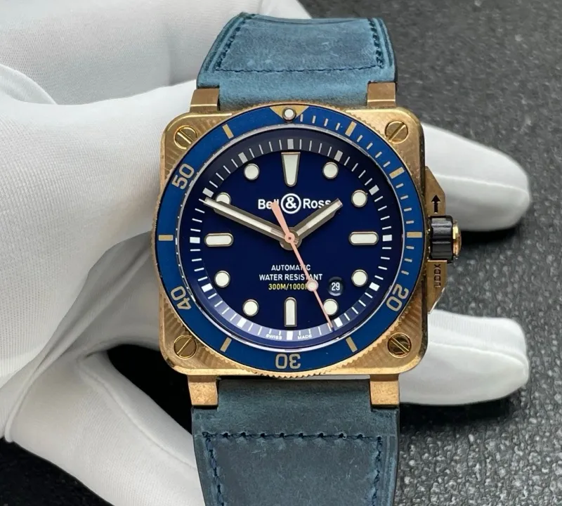 BR Factory Bell & Ross BR03-92 DIVER BRONZE BLUE 1:1 Best Edition Replica Watch