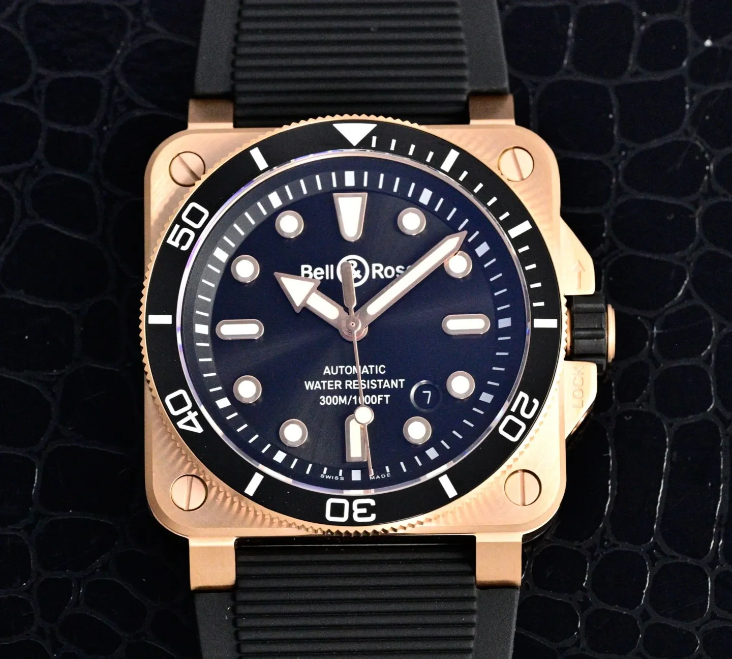 BR Factory Bell & Ross BR03A-D-BL-BR-SRB 1:1 Best Edition Replica Watch