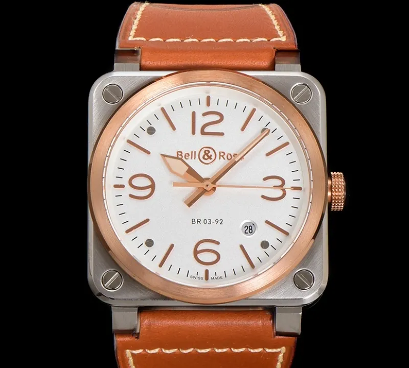 BR Factory Bell & Ross BR03A-WH-STPG-SCA 1:1 Best Edition Replica Watch
