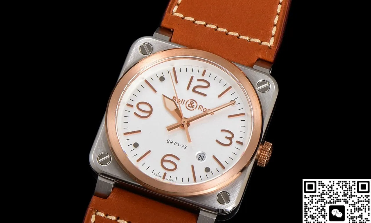 BR Factory Bell & Ross BR03A-WH-STPG-SCA 1:1 Best Edition Replica Watch
