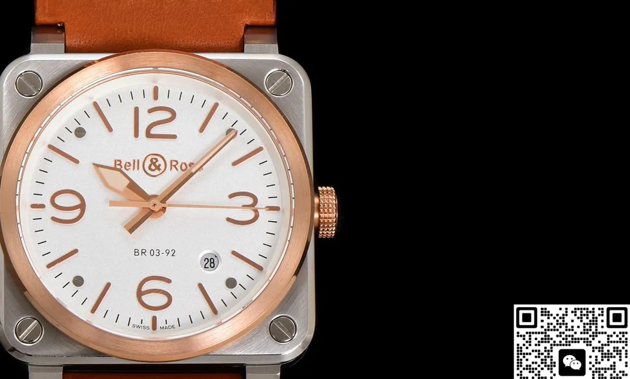 BR Factory Bell & Ross BR03A-WH-STPG-SCA 1:1 Best Edition Replica Watch