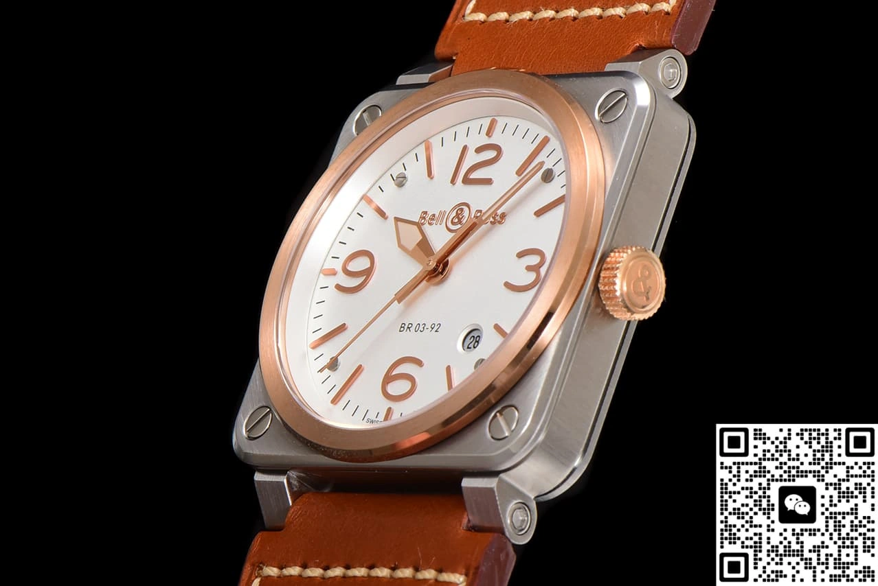 BR Factory Bell & Ross BR03A-WH-STPG-SCA 1:1 Best Edition Replica Watch