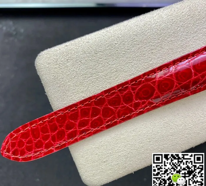 Ballon Bleu De Cartier 36MM 3K Factory 1:1 Best Edition Replica Watch Red Strap