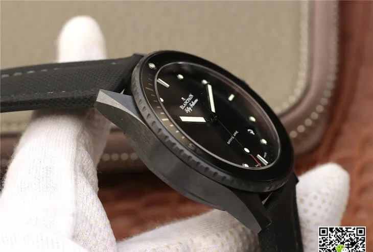 Blancpain Fifty Fathoms Bathyscaphe 5000-0130-B52-B GF Factory 1:1 Best Edition Replica Watch Black Strap