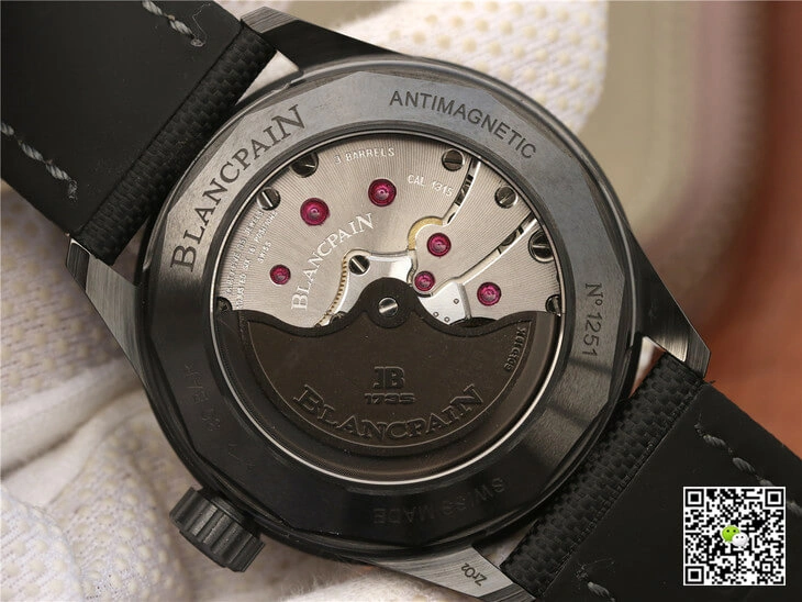 Blancpain Fifty Fathoms Bathyscaphe 5000-0130-B52-B GF Factory 1:1 Best Edition Replica Watch Black Strap