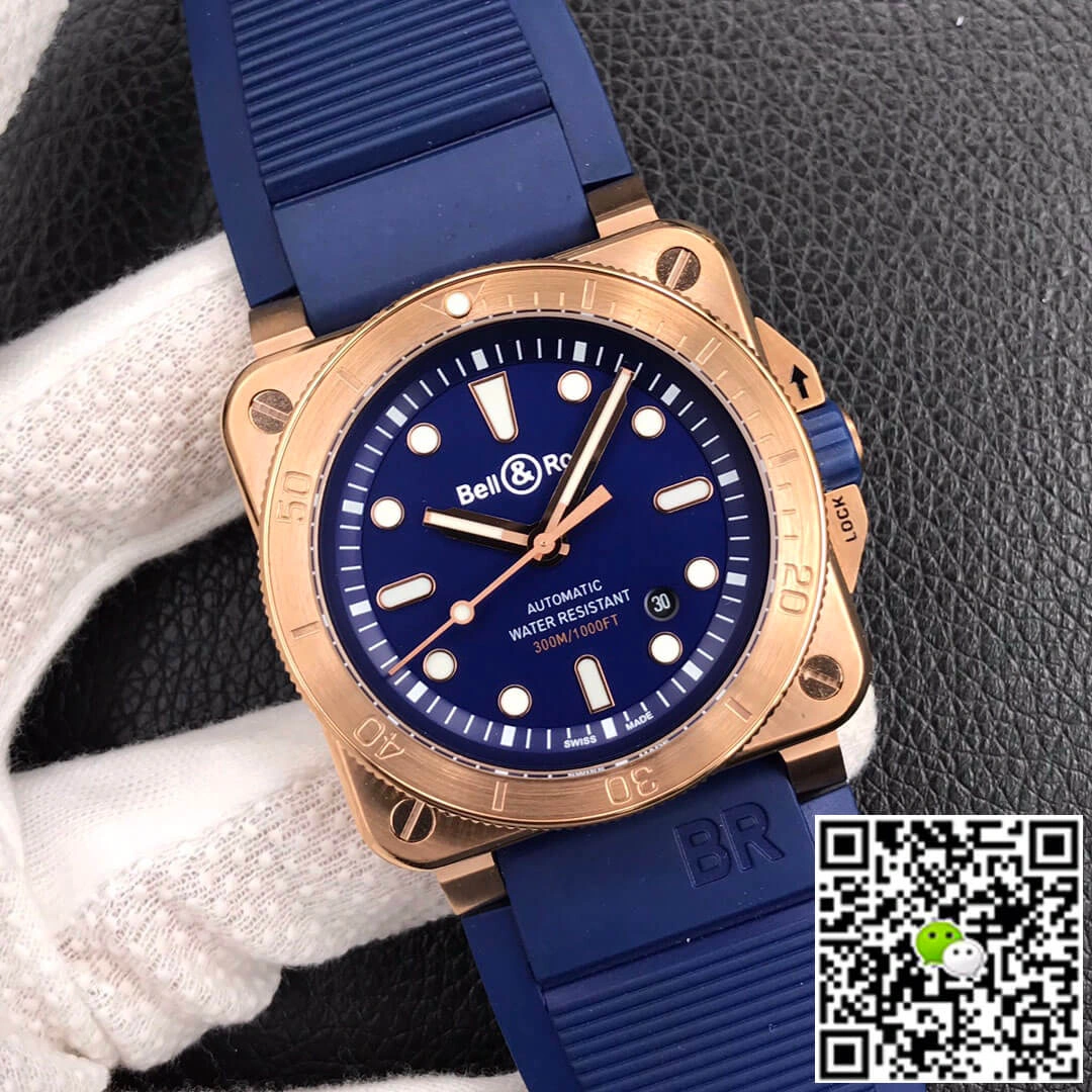 Bell & Ross BR 03-92 1:1 Best Edition Replica Watch Blue Strap