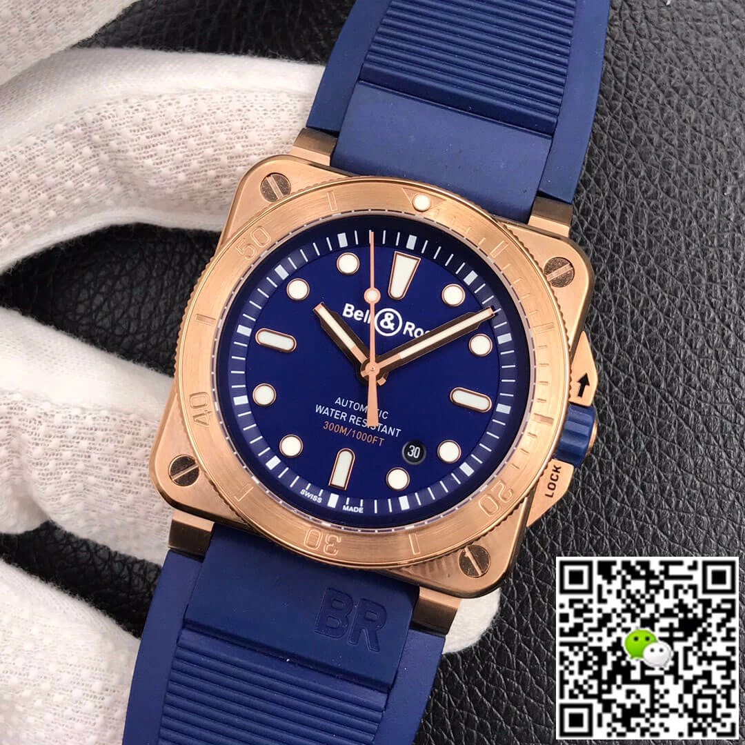 Bell & Ross BR 03-92 1:1 Best Edition Replica Watch Blue Strap