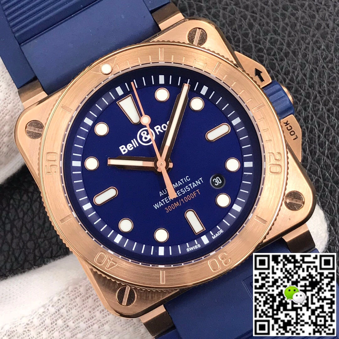 Bell & Ross BR 03-92 1:1 Best Edition Replica Watch Blue Strap