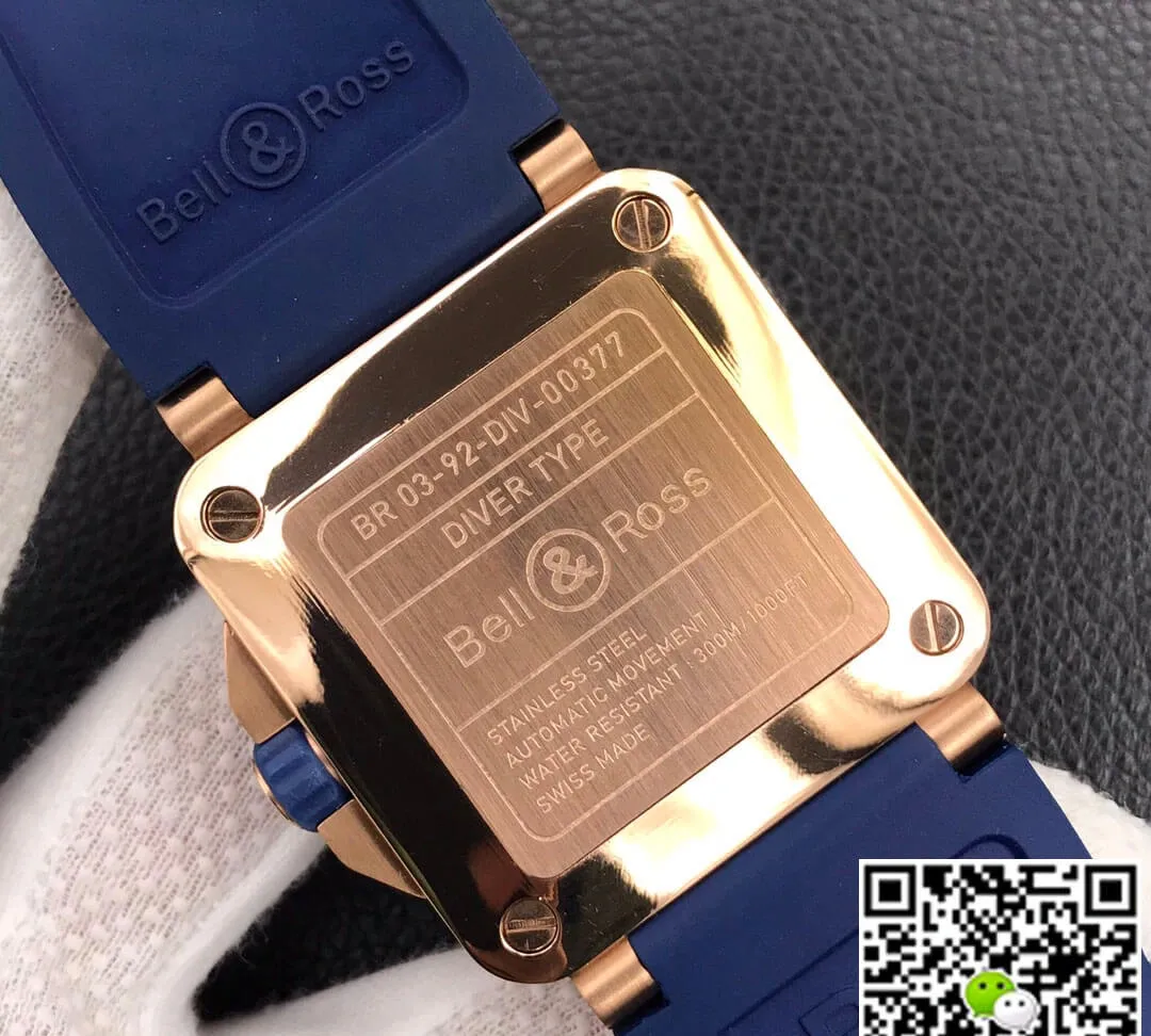 Bell & Ross BR 03-92 1:1 Best Edition Replica Watch Blue Strap