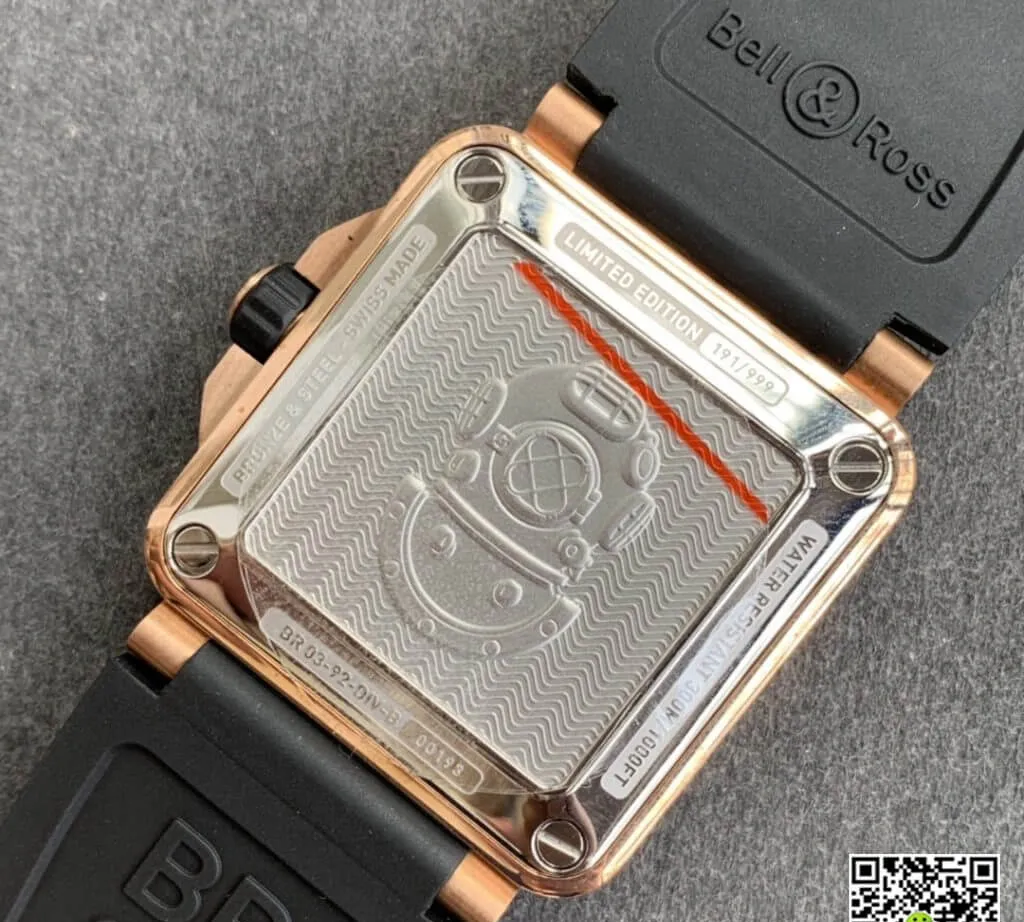 Bell & Ross BR03-92 1:1 Best Edition Replica Watch Rubber Strap
