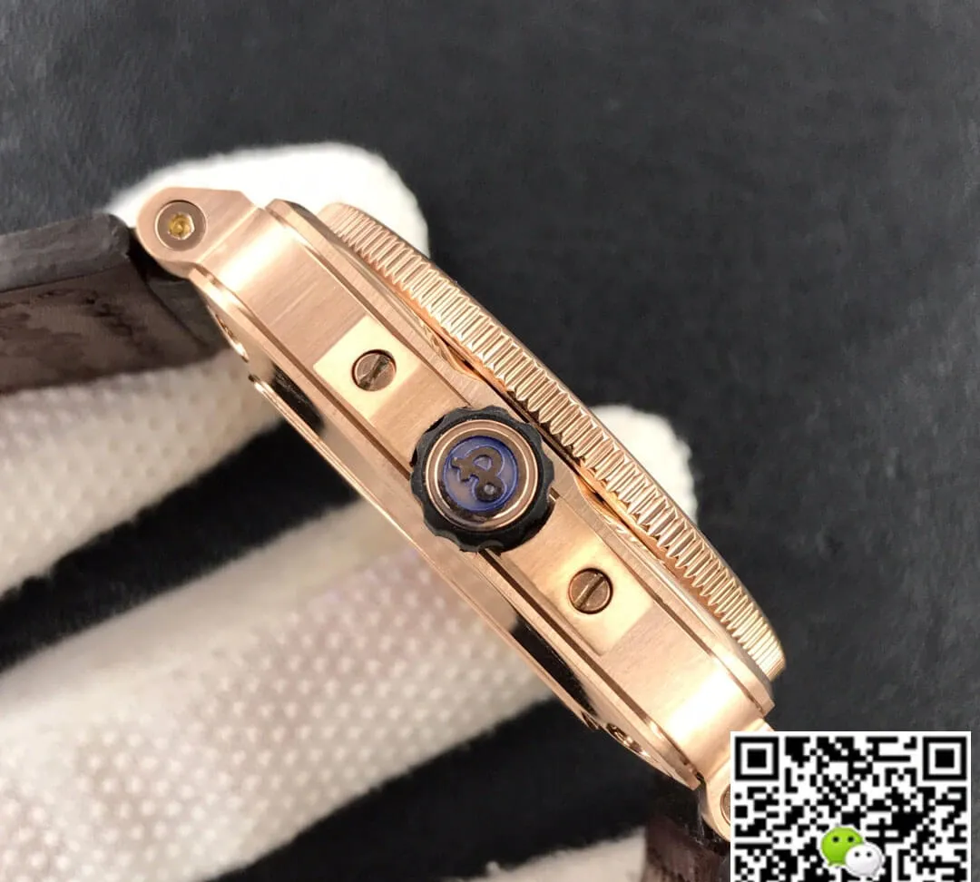 Bell & Ross BR0392-D-BL-BR SCA 1:1 Best Edition Replica Watch Brown Strap
