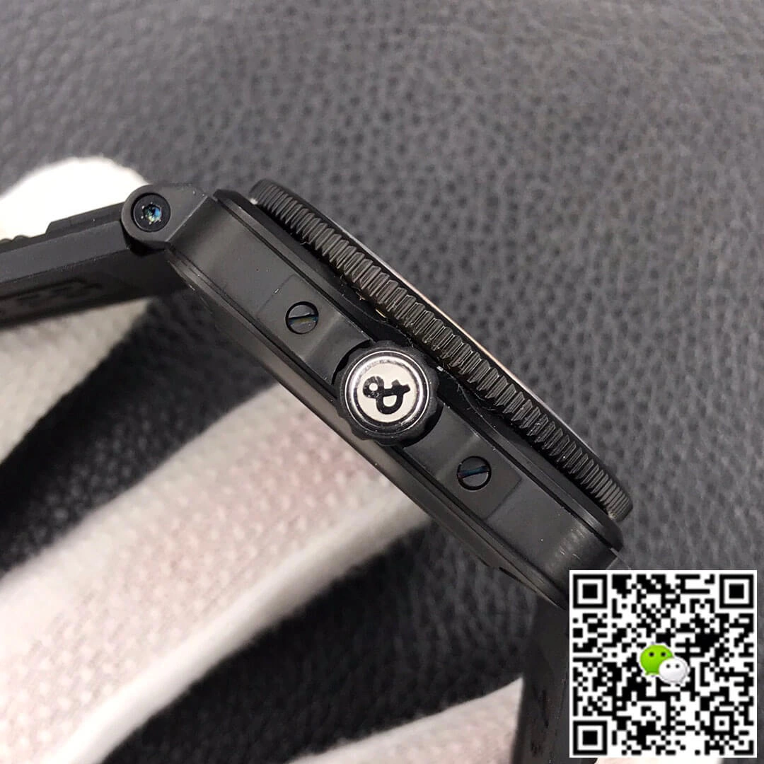 Bell & Ross BR0392-D-BL-CE SRB 1:1 Best Edition Replica Watch Black Strap