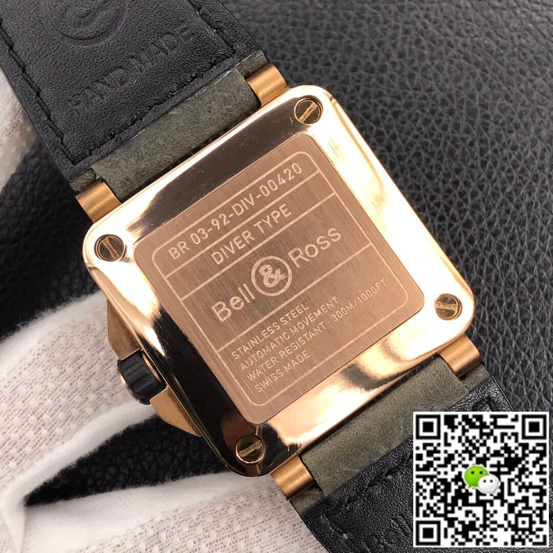 Bell & Ross BR0392-D-G-BR SCA 1:1 Best Edition Replica Watch Black Bezel