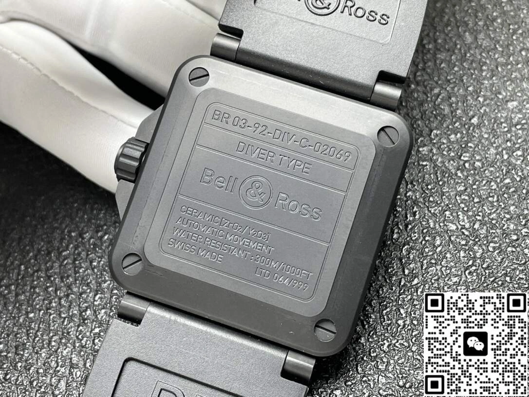 Bell & Ross BR0392-D-KA-CE-SRB 1:1 Best Replica Watch Ceramic