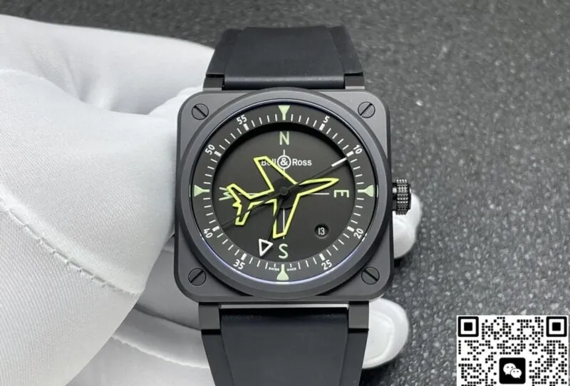 Bell & Ross BR03A-CPS-CE-SRB 1:1 Best Replica Watch Black Dial
