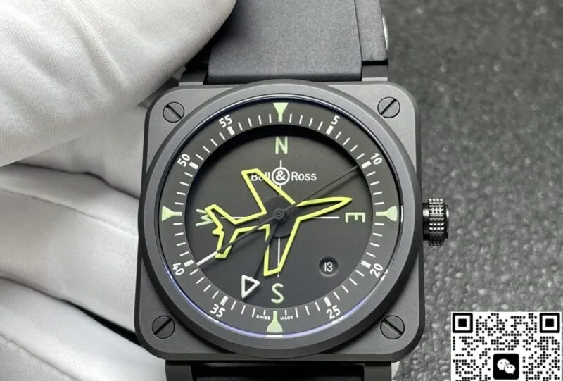 Bell & Ross BR03A-CPS-CE-SRB 1:1 Best Replica Watch Black Dial