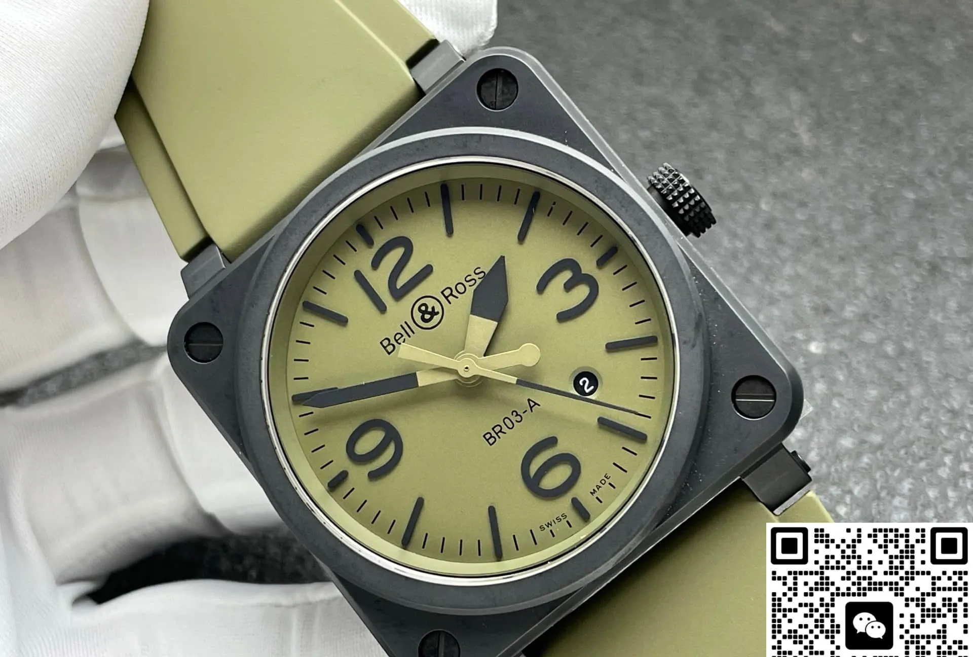 Bell & Ross BR03A-MIL-CE-SRB 1:1 Best Edition Replica Watch