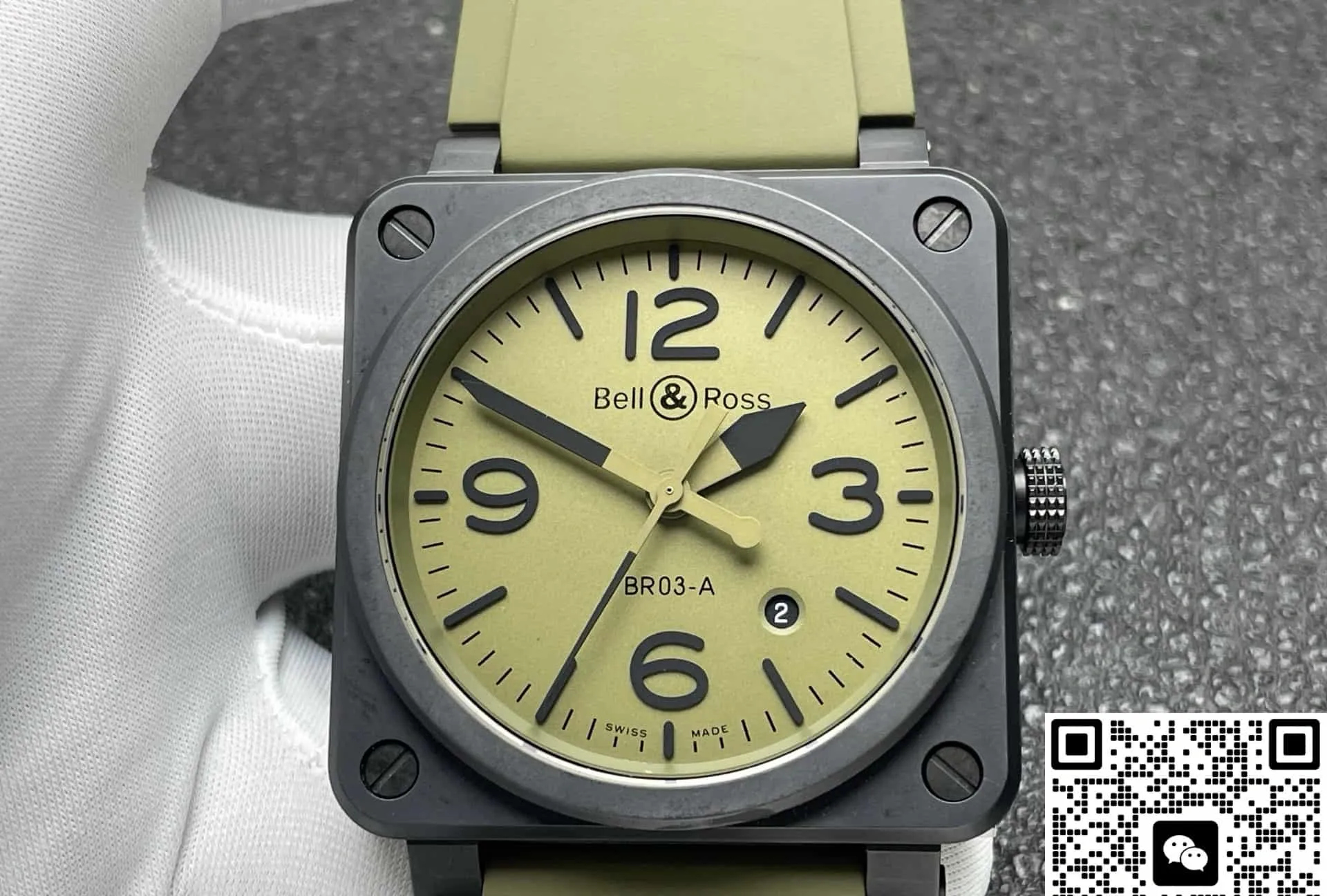 Bell & Ross BR03A-MIL-CE-SRB 1:1 Best Edition Replica Watch