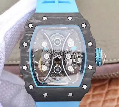 Richard Mille RM53-01 Tourbillon JB Factory 1:1 Best Edition Replica Watch Black Hollow Dial Swiss Tourbillon Automatic Movement