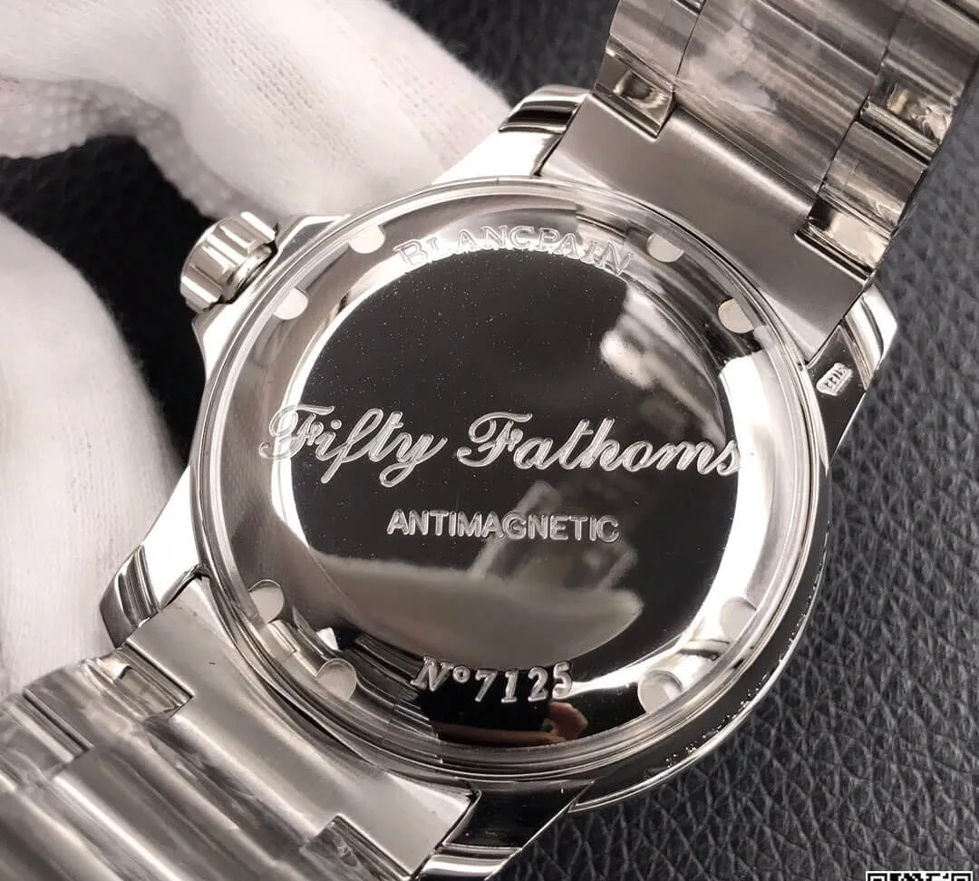 Blancpain Fifty Fathoms 5015 ZF Factory 1:1 Best Edition Replica Watch Black Dial