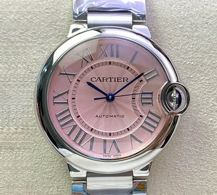 Ballon Bleu De Cartier 36MM WSBB0007 3K Factory 1:1 Best Edition Replica Watch Pink Dial