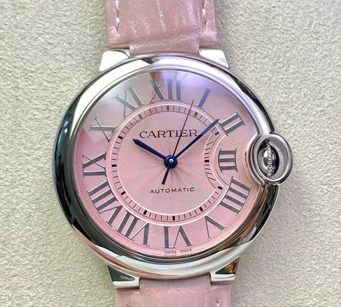 Ballon Bleu De Cartier 36MM WSBB0007 3K Factory 1:1 Best Edition Replica Watch Pink Dial