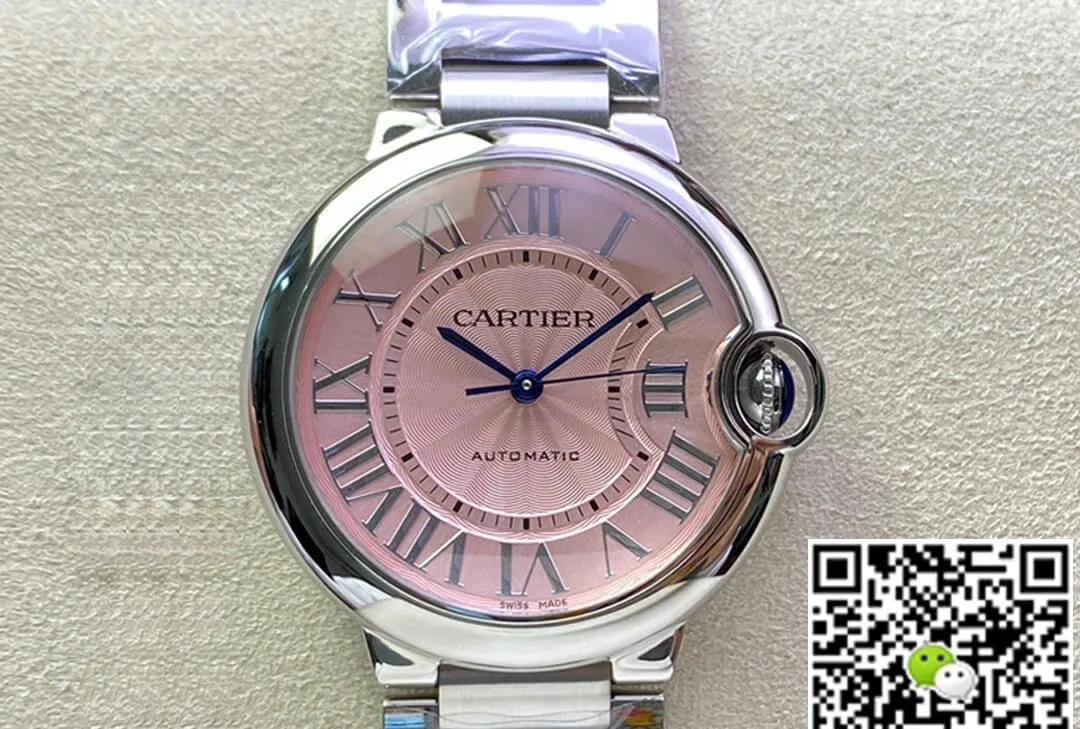 Ballon Bleu De Cartier 36MM WSBB0007 3K Factory 1:1 Best Edition Replica Watch Pink Dial